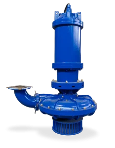 Bomba sumergible SHARK de ALFA POMPE para el bombeo de lodos abrasivos, aguas de proceso y líquidos con sólidos en minería, canteras, piedra natural y procesos industriales.